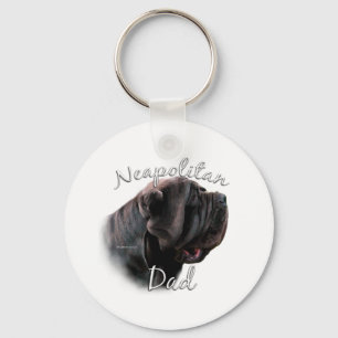 Neapolitan Mastiff Pappa 2 Nyckelring