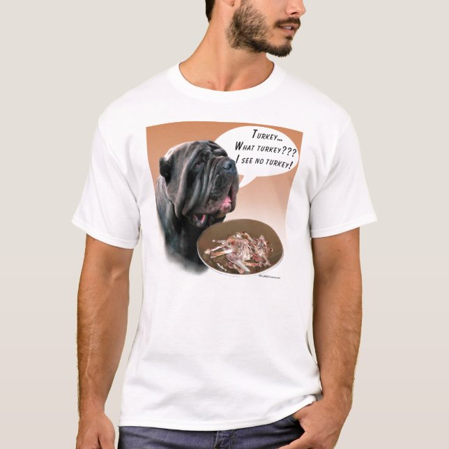 Neapolitan Mastiff Turkiet Tee Shirt (Framsida)
