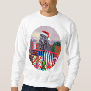 Neapolitan Mastiffjulblått Sweatshirt