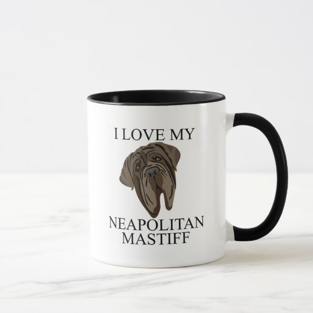NEAPOLITAN MASTIFFkärlek! Mugg (Höger)