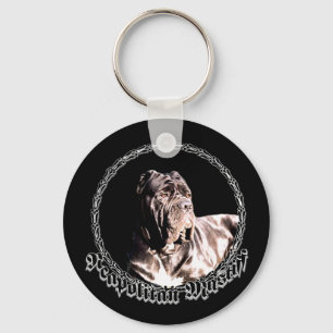 Neapolitan mastiffkeychain nyckelring