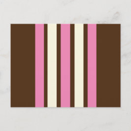 Neapolitan Postcard (Brown, Rosa & Cream) Helg Vykort