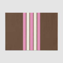Neapolitan Tissue Paper (Brown, Rosa & Cream)
