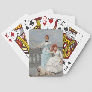 Neapolitanska skönheter (eleganta italienska unga casinokort