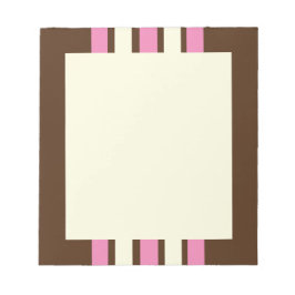 Neapolitärt Anteckningsblock (Brown, Rosa & Cream)