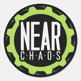 Near Chaos Sticker Runt Klistermärke