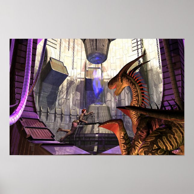 Near Chase End (18 x 12 tum) Art Print Poster (Framsidan)