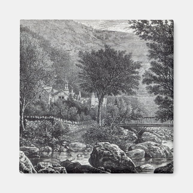 Near Lynmouth, från "Leisure Hour", 1888 Magnet (Framsidan)