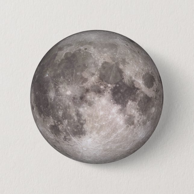 Near Side of Måne (Lunar Landscape) Knapp (Framsida)