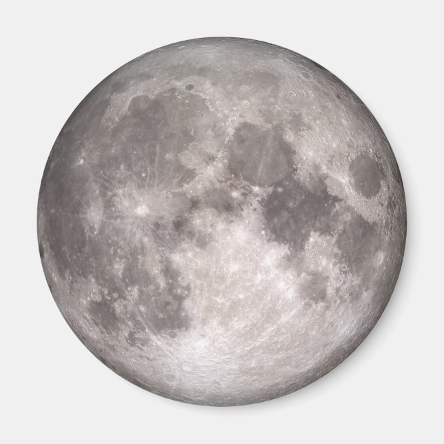 Near Side of Måne (Lunar Landscape) Magnet (Framsidan)