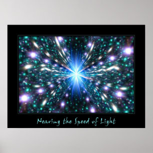 Nearing av rusa av ljust poster