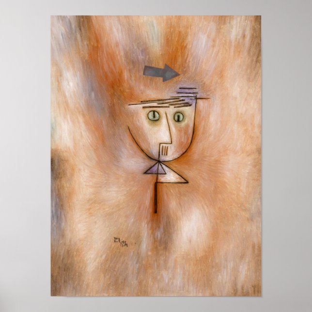 Nearly Hit by Paul Klee Poster (Framsidan)