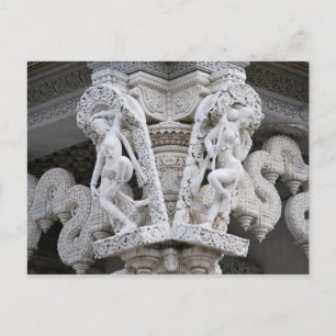 Neasden tempel - Baps Shri Swaminarayan Mandir Vykort