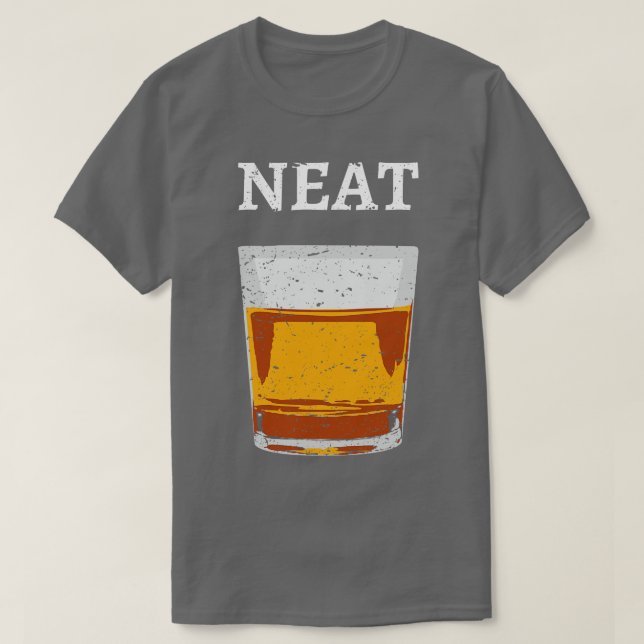 Neat Old Fashioned Scotch och Bourbon IV T Shirt (Design framsida)