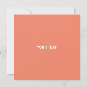 Neat Salmon Monochrome Modern Vibe QR-kod Kort