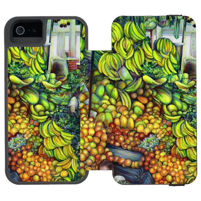 Neat, Sweet och Side Pocket, Mexiko Incipio iPhone Wallet Skal (Folio Öppen)