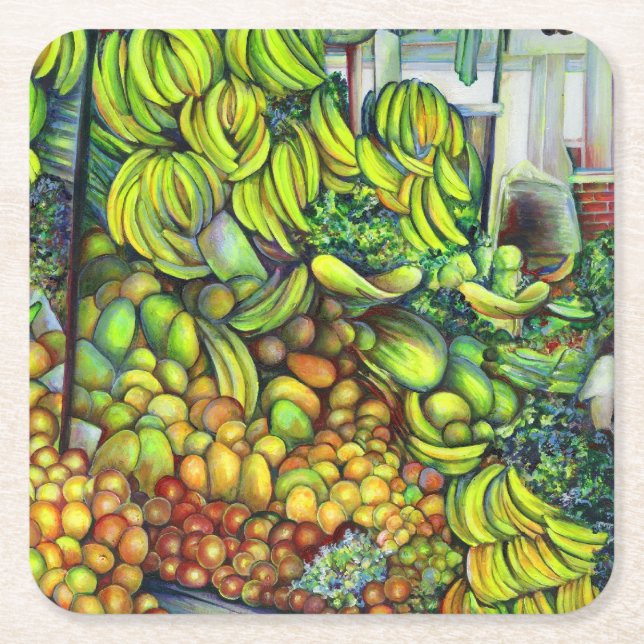 Neat, Sweet och Side Pocket, Mexiko Underlägg Papper Kvadrat (Framsidan)