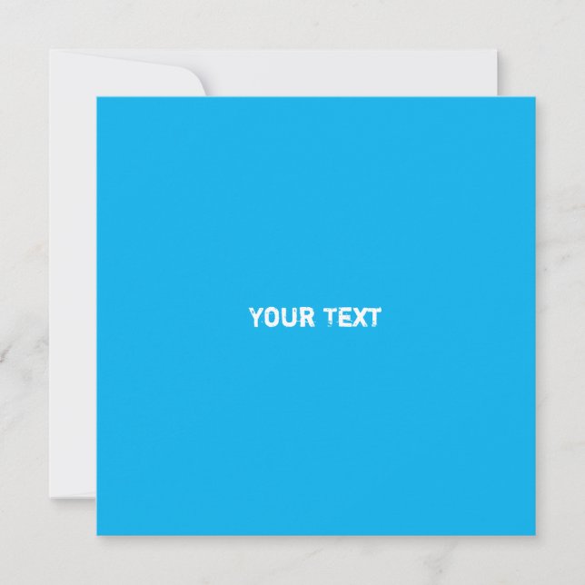 Neat Tourcouise Monochrome Modern Vibe QR-kod Kort (Framsida)
