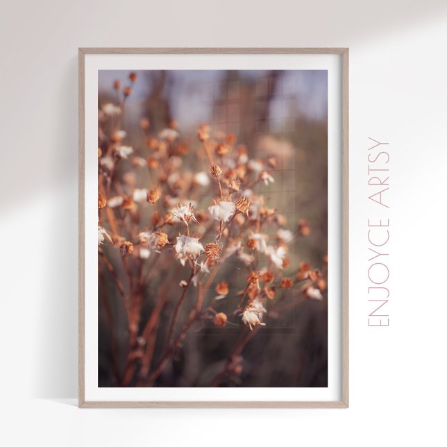 Neatraliskt varmfall, vildblomstårtarinväggskonst poster (Skapare uppladdad)