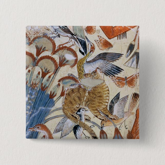 Nebamun jakt i marshesna med hans fru knapp (Framsida)