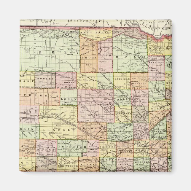 Nebraska 4 magnet (Framsidan)