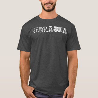 Nebraska 50 stater Namn T Shirt