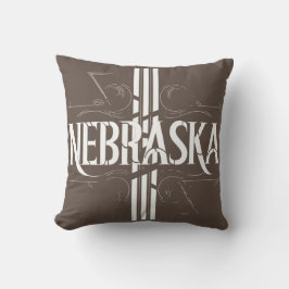 Nebraska Art Deco Rand Dekorativ kudde 16 x 16