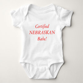 Nebraska babydräkt Onsie T Shirt