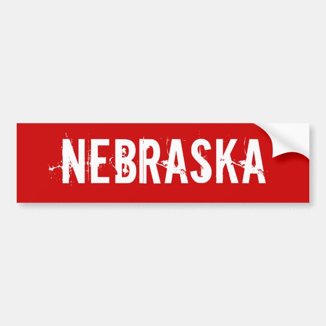 Nebraska bildekal (Framsidan)