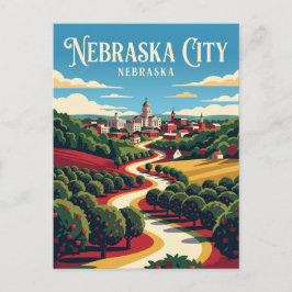 Nebraska City USA Vykort