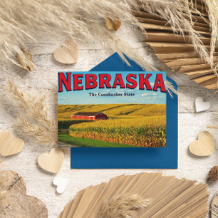 Nebraska Cornfield Vykort