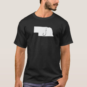 Nebraska Fishing Angler State Fisherman Fish Krok T Shirt