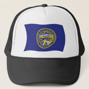 Nebraska Flagg Hatt Truckerkeps