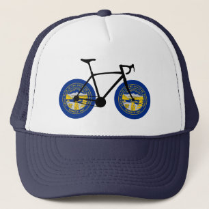 Nebraska Flagga Cycling Keps