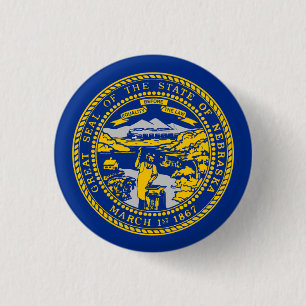 Nebraska Flagga, Flagga Nebraska Knapp