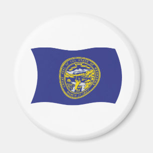 Nebraska Flagga Magnet