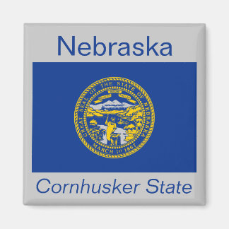 Nebraska Flagga Magnet