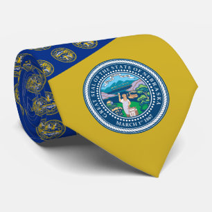 Nebraska Flagga & Seal, Flagga Nebraska Slips