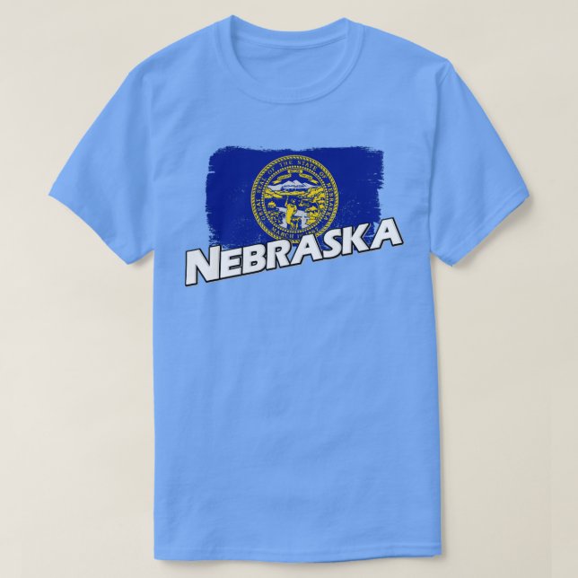 Nebraska flagga t shirt (Design framsida)