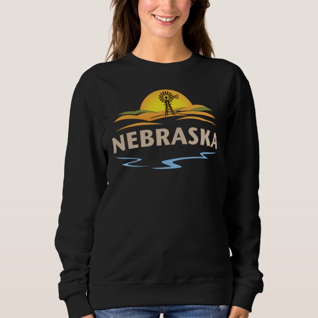 Nebraska Förenta staterna T Shirt (Framsida)