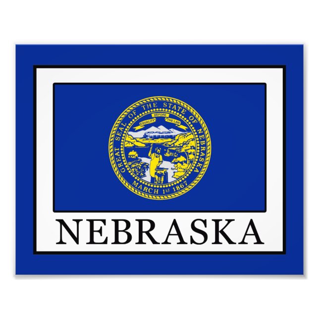 Nebraska Fototryck (Framsidan)