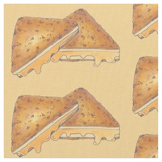 Nebraska Fried Tosted Cheese Frenchees Sandwich Tyg (Närbild)