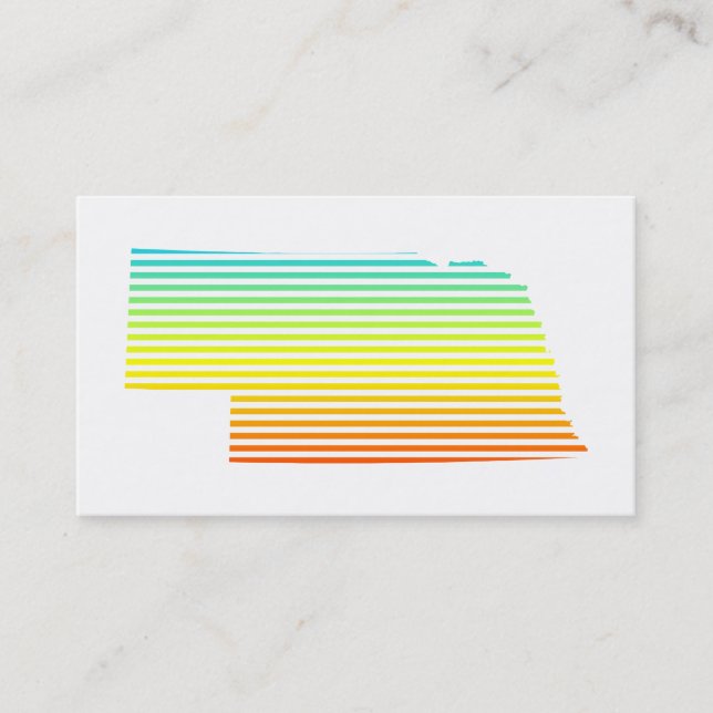 Nebraska-fyllning Visitkort (Framsida)