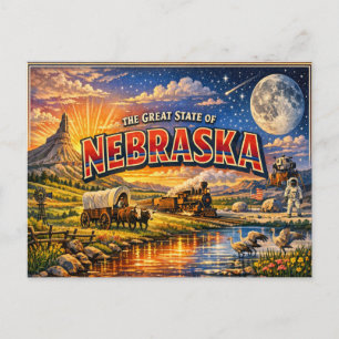 Nebraska Greetings vykort