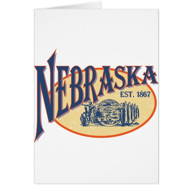 Nebraska Hälsningskort (Framsidan)