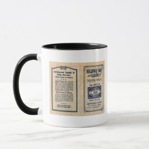 Nebraska Highway Karta Mugg