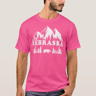 Nebraska Hiking Mountains T Shirt