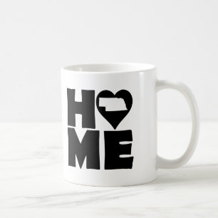 Nebraska Home Heart State Mugg eller Resemugg