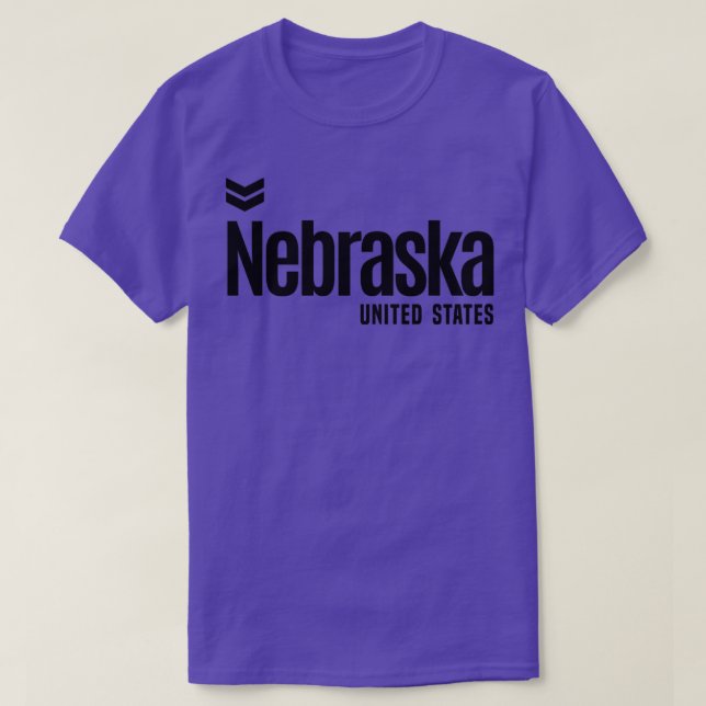Nebraska i Förenade Stater T Shirt (Design framsida)