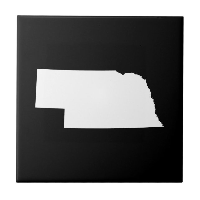 Nebraska i vitt kakelplatta (Framsidan)